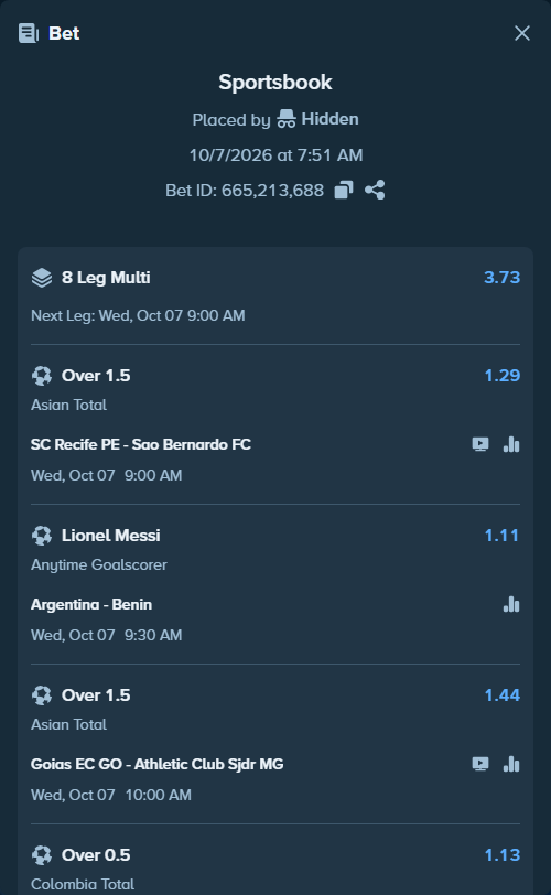 Bet slip: Chicago Fire - Vancouver Whitecaps, $14,990.00 stake at 1.13 odds, placed by SH7N28